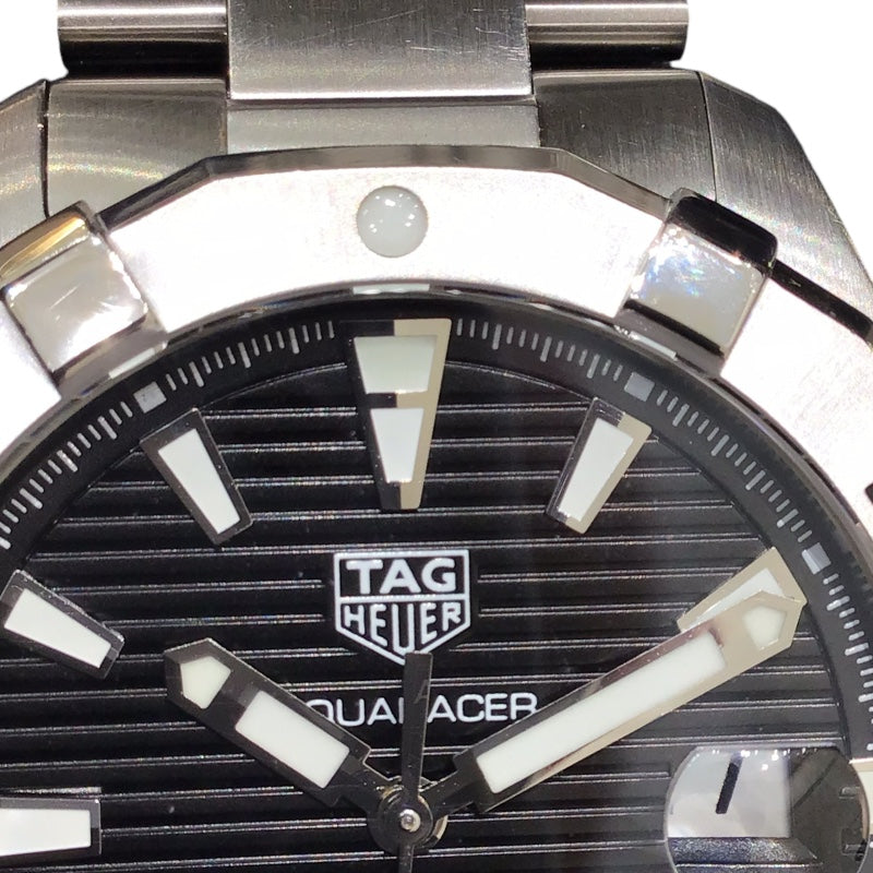 タグ・ホイヤー TAG HEUER アクアレーサー キャリバー5 WBD2110.BA0928 ブラック ステンレススチール SS メンズ 腕時計