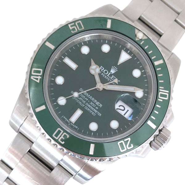 ロレックス ROLEX サブマリーナ 116610LV グリーン ステンレススチール ｓｓ メンズ 腕時計