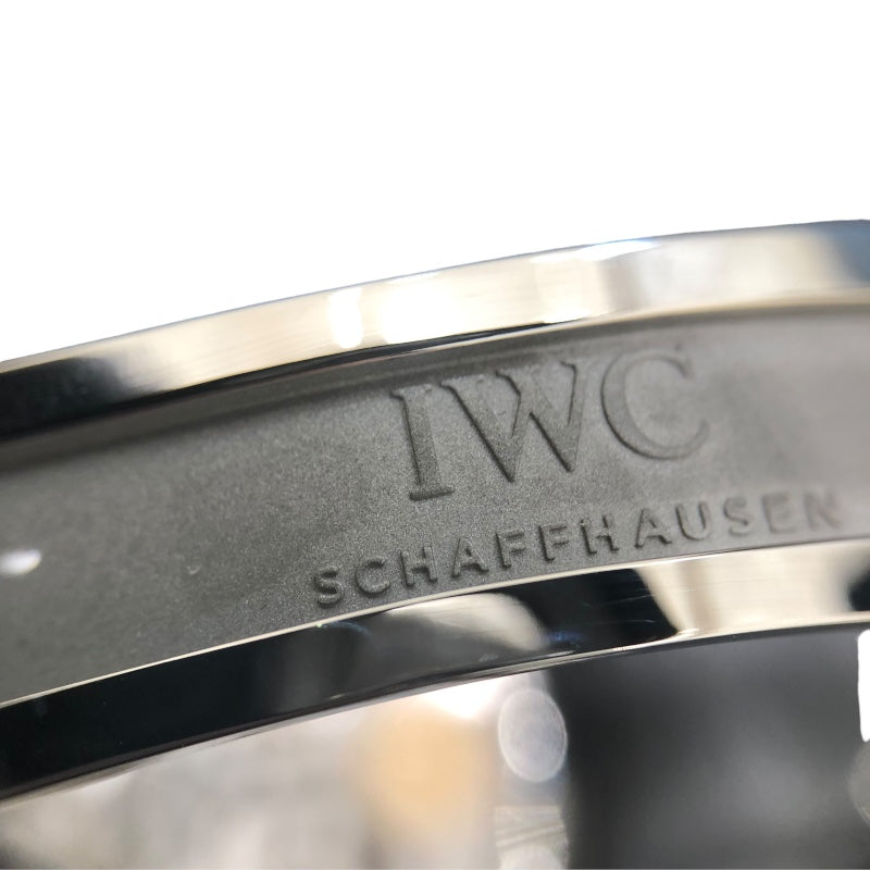 インターナショナルウォッチカンパニー IWC ポルトギーゼ ステンレススチール SS×レザー メンズ 腕時計