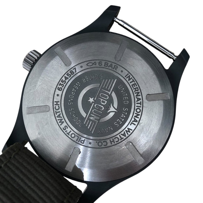 インターナショナルウォッチカンパニー IWC パイロットウォッチ マーク18 トップガン IW324712 ブラック チタン セラミック メンズ 腕時計