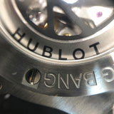 ウブロ HUBLOT ビッグバン　スティール 301.SX.1170.GR ブラック ステンレススチール メンズ 腕時計