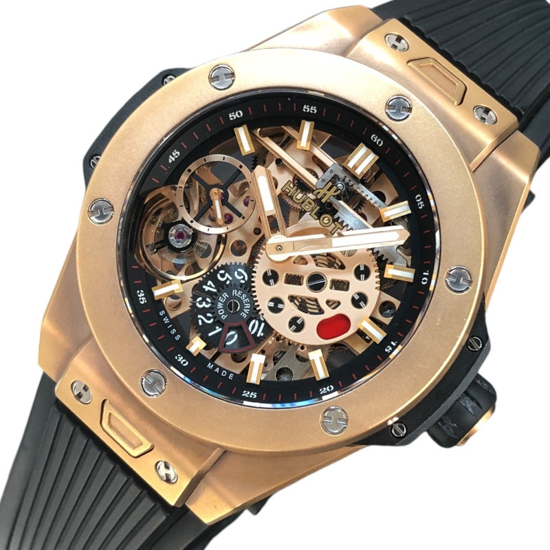 ウブロ HUBLOT ビッグバン メカニズム 10 キングゴールド 414.OL1123.RX クリア 18Kキングゴールド メンズ 腕時計