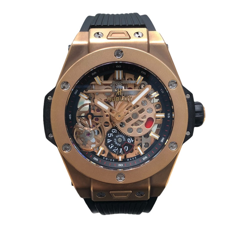 ウブロ HUBLOT ビッグバン メカニズム 10 キングゴールド 414.OL1123.RX クリア 18Kキングゴールド メンズ 腕時計