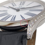 オメガ OMEGA デビル トレゾア クオーツ 36MM 428.17.36.60.04.001 ホワイト×シルバー SS クオーツ レディース 腕時計