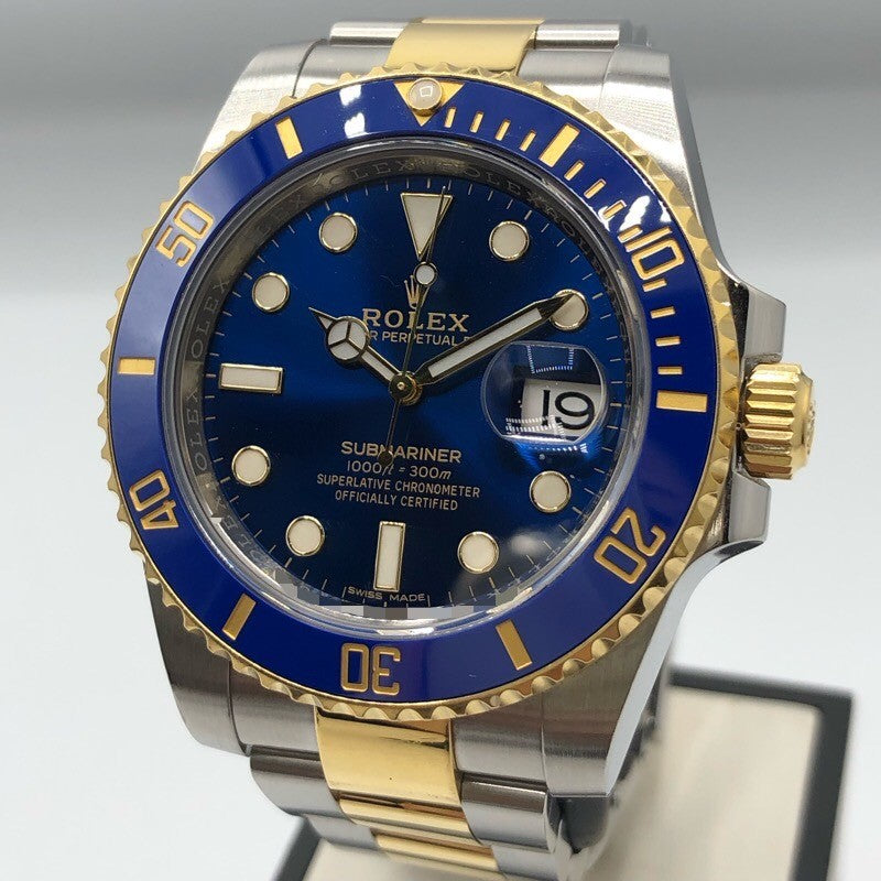 ロレックス ROLEX サブマリーナ 116613LB サンバーストブルー ステンレス・イエローゴールド メンズ 腕時計