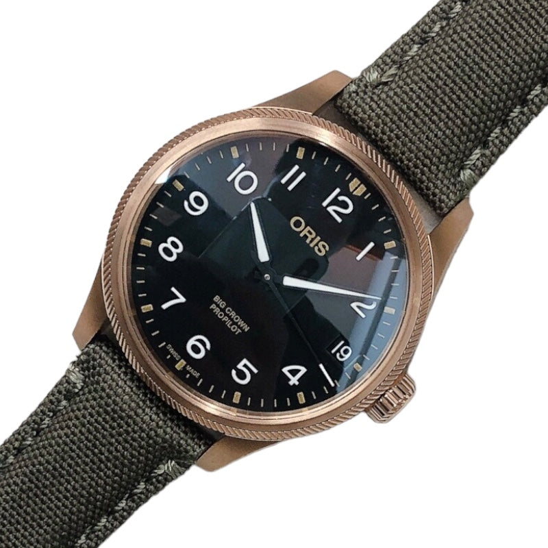 オリス ORIS ビッグクラウン プロパイロット ビッグデイト 0175177613164 ブロンズ/SS メンズ 腕時計