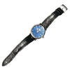 ブランパン BLANCPAIN ヴィルレ・ウルトラスリム 6223C-1529-55A ブルー 18KWG/レザーベルト 自動巻き メンズ 腕時計