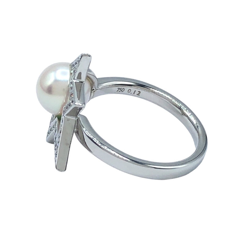 タサキ TASAKI コメットプラスリング 750WG／パール