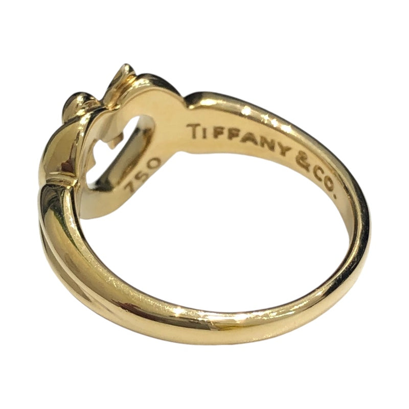 ティファニー TIFFANY＆CO K18YG ハートリボンリング 5.0g #11.5 K18イエローゴールド K18 ジュエリー |  中古ブランドリユースショップ OKURA(おお蔵)