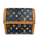 ルイ・ヴィトン LOUIS VUITTON ポルト モネ ビエ カルト クレディ M92984 ノワール モノグラムマルチ レディース 三つ折り財布