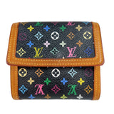 ルイ・ヴィトン LOUIS VUITTON ポルト モネ ビエ カルト クレディ M92984 ノワール モノグラムマルチ レディース 三つ折り財布