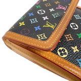ルイ・ヴィトン LOUIS VUITTON ポルト モネ ビエ カルト クレディ M92984 ノワール モノグラムマルチ レディース 三つ折り財布