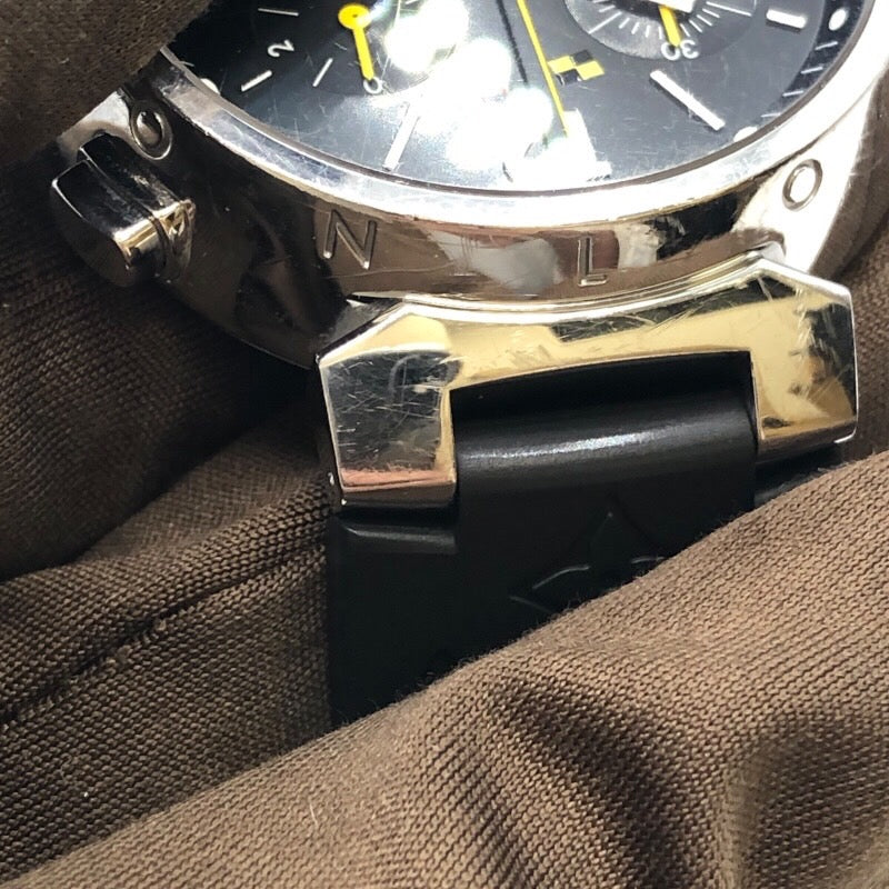 ルイ・ヴィトン LOUIS VUITTON タンブール ラブリーカップ クロノグラフ Q11BG0 ステンレススチール SS メンズ 腕時計