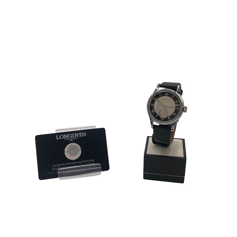ロンジン LONGINES ヘリテージクラシックタキシード L2.330.4.93.0 ホワイト ステンレススチール 自動巻き メンズ 腕時計