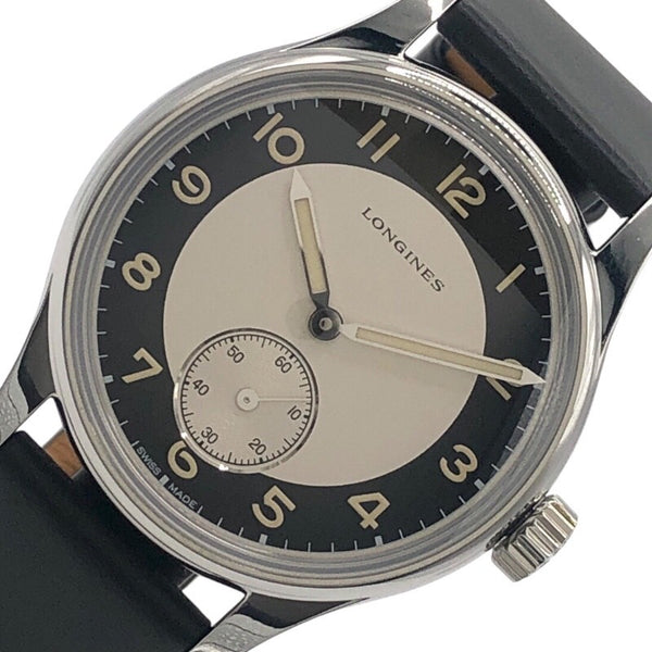 ロンジン LONGINES ヘリテージクラシックタキシード L2.330.4.93.0 ホワイト ステンレススチール 自動巻き メンズ 腕時計