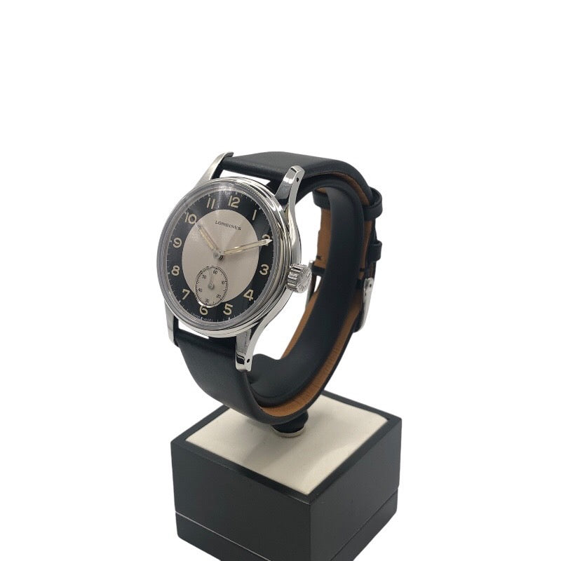ロンジン LONGINES ヘリテージクラシックタキシード L2.330.4.93.0 ホワイト ステンレススチール 自動巻き メンズ 腕時計