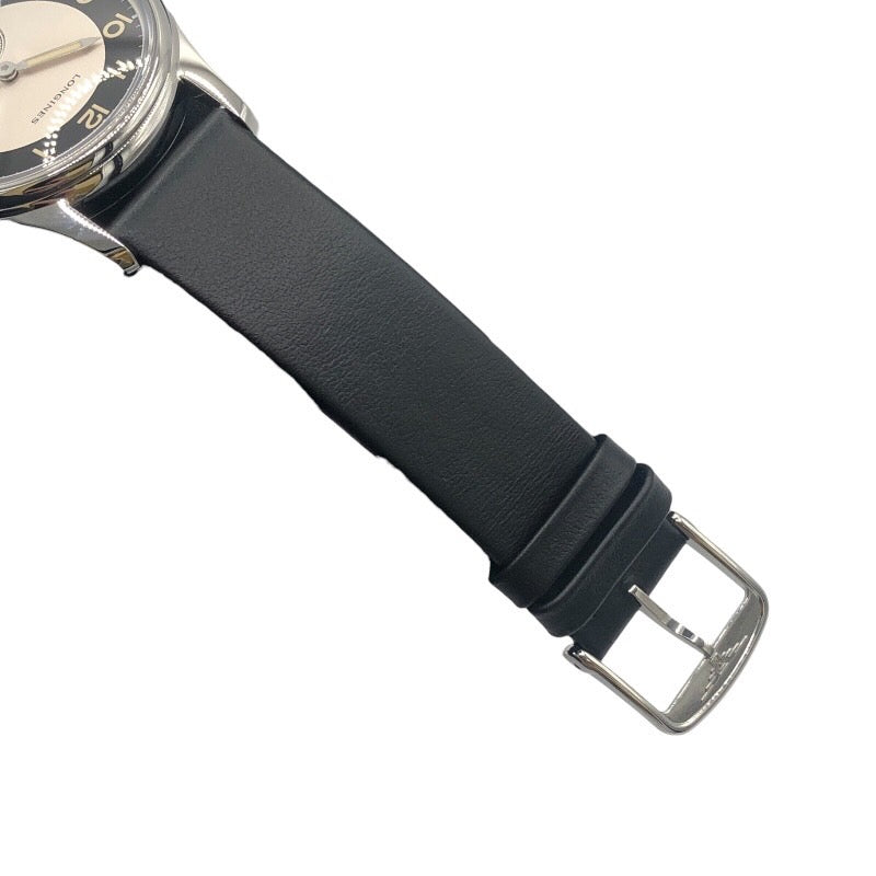 ロンジン LONGINES ヘリテージクラシックタキシード L2.330.4.93.0 ホワイト ステンレススチール 自動巻き メンズ 腕時計