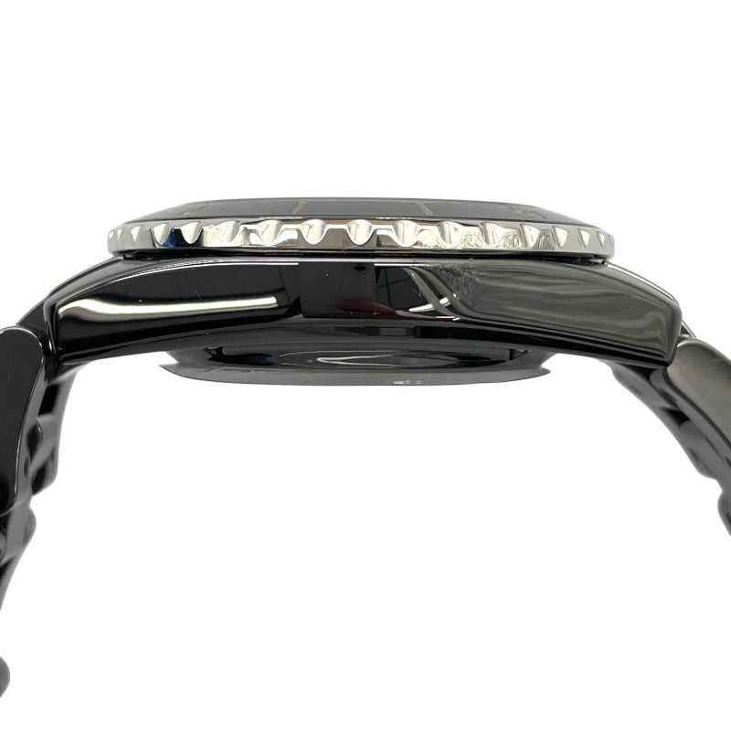 シャネル CHANEL J12 38MM H5697 ブラック セラミック 自動巻き メンズ 腕時計