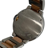カルティエ Cartier バロンブルー  28mm WE902052 ピンク PG/SS/11Pダイヤ クオーツ レディース 腕時計