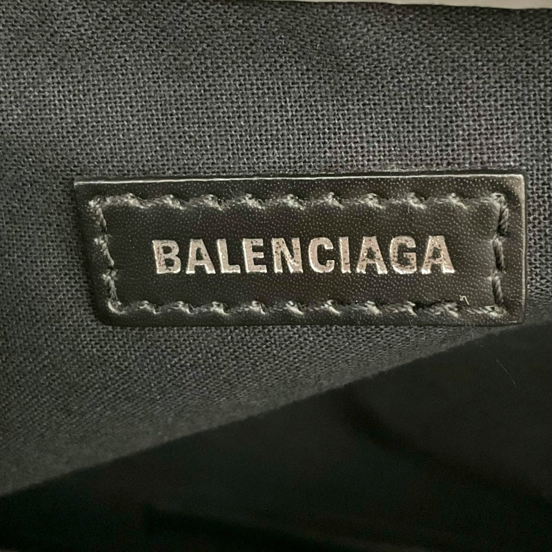 バレンシアガ BALENCIAGA ネイビーカバスM 581292 グレー キャンバス レディース ハンドバッグ