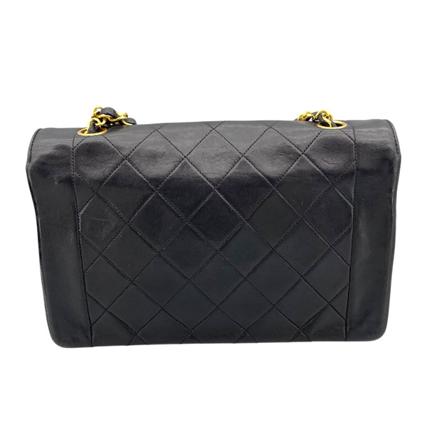 シャネル CHANEL ダイアナ25 A01165 5番台 ブラック ラムスキン レディース ショルダーバッグ