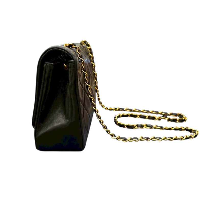 シャネル CHANEL マトラッセチェーンショルダー ブラック ラムスキン/GD金具 レディース ショルダーバッグ