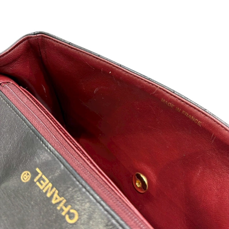 シャネル CHANEL マトラッセチェーンショルダー ブラック ラムスキン/GD金具 レディース ショルダーバッグ