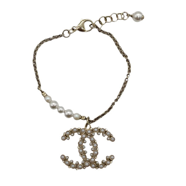 シャネル CHANEL ココマーク チャーム ブレスレット C19B メタル/フェイクパール/ストーン レディース ブレスレット
