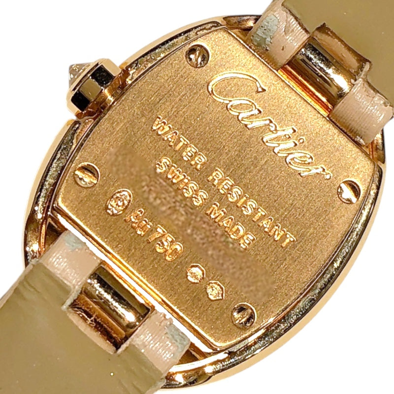 カルティエ Cartier ミニベニュワール WJBA0025 K18ピンクゴールド ダイヤモンド レディース 腕時計