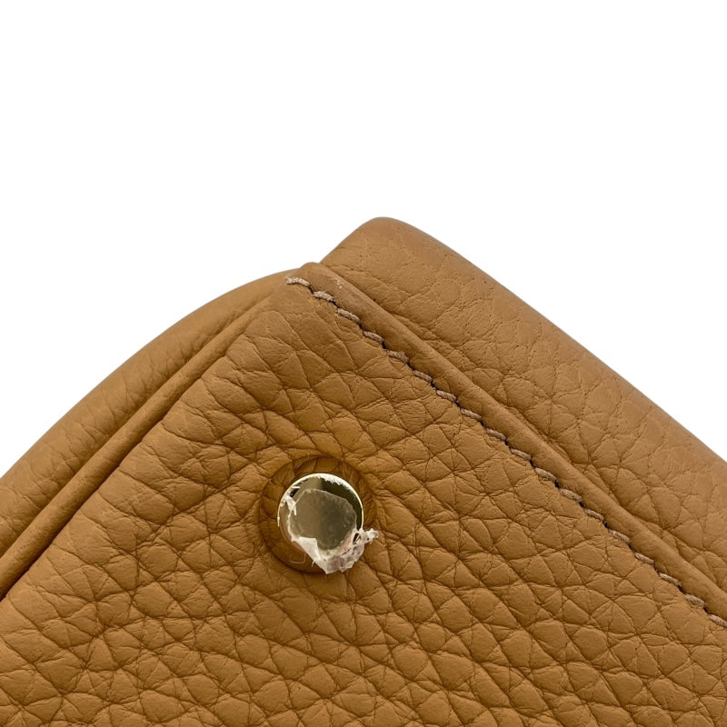 エルメス HERMES ケリー28 U刻 セサミ　ゴールド金具 トリヨン レディース ショルダーバッグ