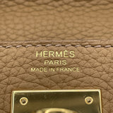 エルメス HERMES ケリー28 U刻 セサミ　ゴールド金具 トリヨン レディース ショルダーバッグ
