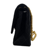 シャネル CHANEL マトラッセ25 A01112 ブラック コットン レディース ショルダーバッグ