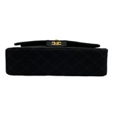 シャネル CHANEL マトラッセ25 A01112 ブラック コットン レディース ショルダーバッグ