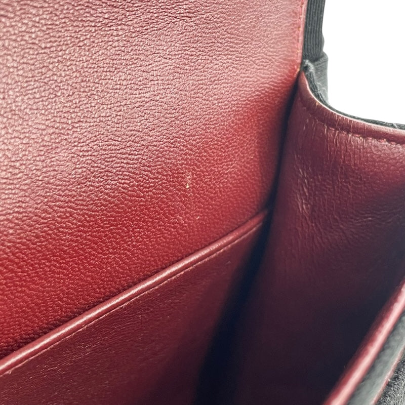 シャネル CHANEL マトラッセ25 A01112 ブラック コットン レディース ショルダーバッグ
