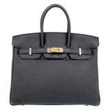 エルメス HERMES バーキン25 B刻　(2023年製) ブラック ゴールド金具 トゴ レディース ハンドバッグ