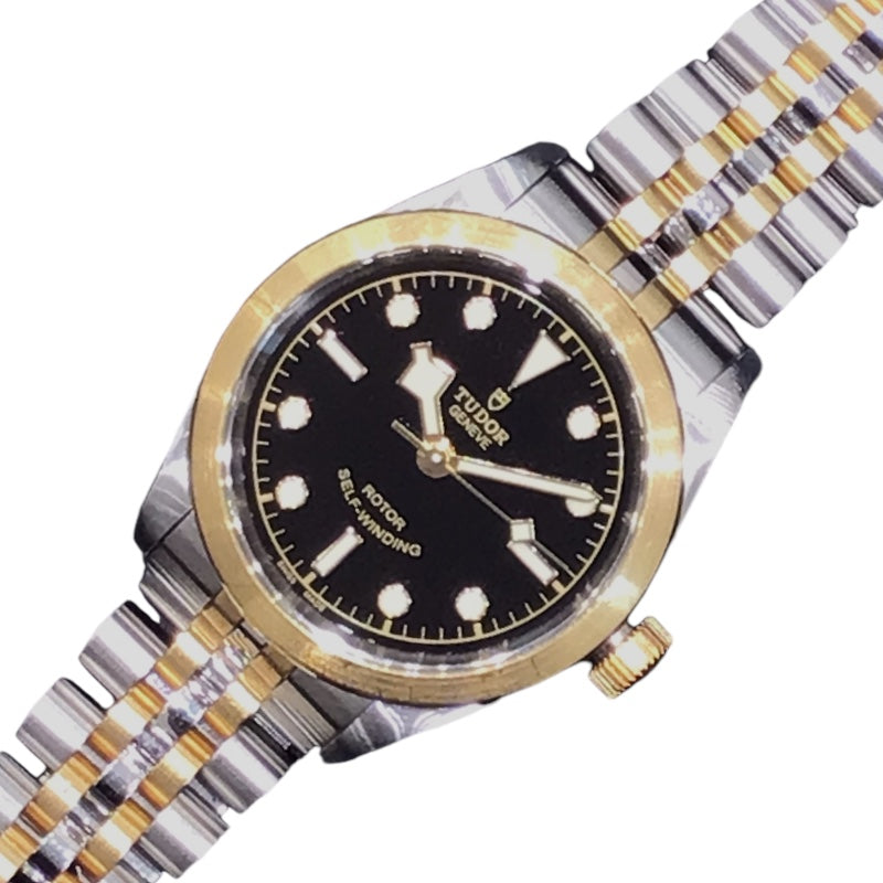 チューダー/チュードル TUDOR ヘリテージブラックベイ32 79583 ブラック K18イエローゴールド ステンレススチール ユニセックス 腕時計