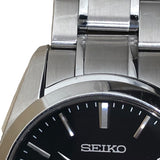 セイコー SEIKO Grand Seiko メンズウォッチ９Fクォーツ SBGT037 ブラック ステンレススチール メンズ 腕時計