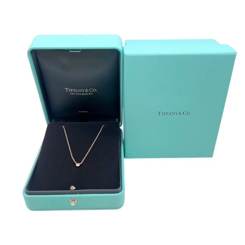 ティファニー TIFFANY＆CO バイザヤード ネックレス  750YG ダイヤモンド ジュエリー