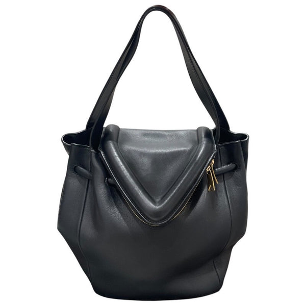 ボッテガヴェネタ美品黒 レザー ショルダーバッグ ボッテガ・ヴェネタ BOTTEGA VENETA ワンショルダーバッグ
