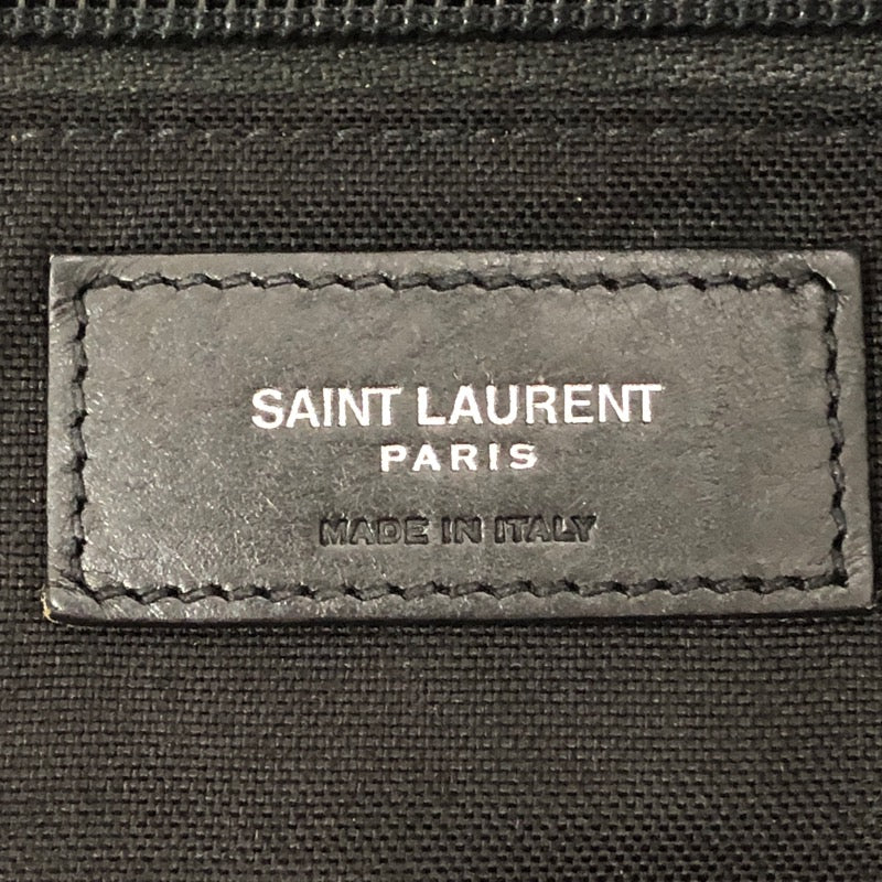 サンローラン SAINT LAURENT コンパーティプルBKPK 484172 ブラック レザー メンズ リュック・デイパック