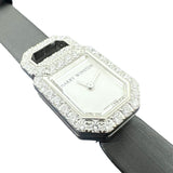 ハリーウィンストン HARRY WINSTON リンク シグネチャー ホワイトシェル HJTQHM18WW036 K18WG レディース 腕時計