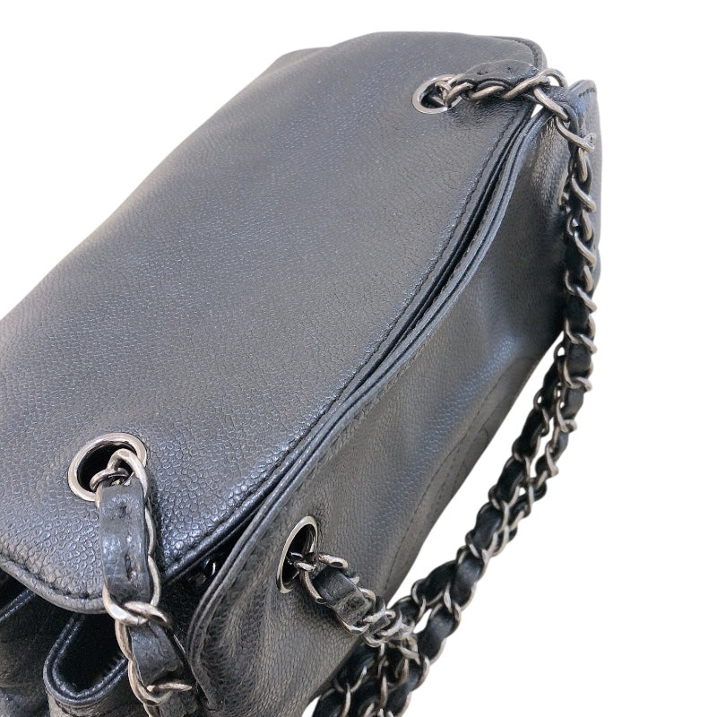 シャネル CHANEL ココマークチェーントートバッグ ソフトキャビア/SV金具 レディース トートバッグ