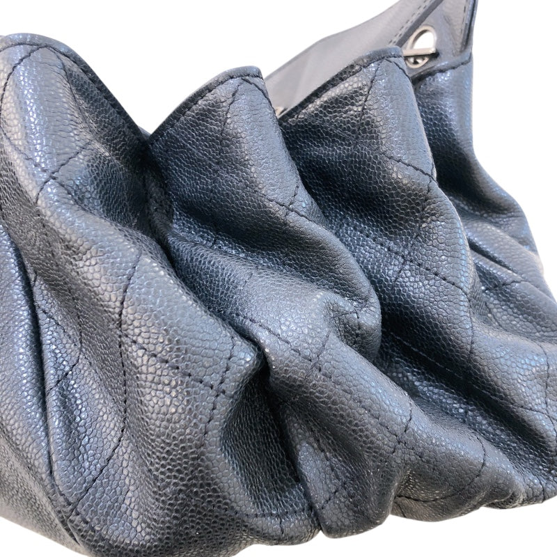 シャネル CHANEL ココマークチェーントートバッグ ソフトキャビア/SV金具 レディース トートバッグ
