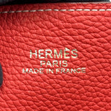 エルメス HERMES ドゥブルセンス45 □R刻印 ブーゲンビリア×ルビー トリヨンクレマンス レディース トートバッグ