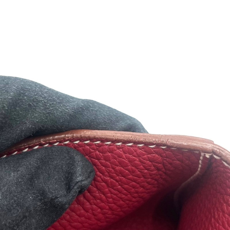 エルメス HERMES ドゥブルセンス45 □R刻印 ブーゲンビリア×ルビー トリヨンクレマンス レディース トートバッグ