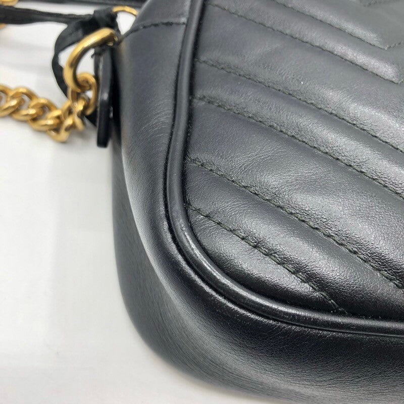 グッチ GUCCI ショルダーバッグ 447632 ブラック×GD金具 レザー レディース ショルダーバッグ