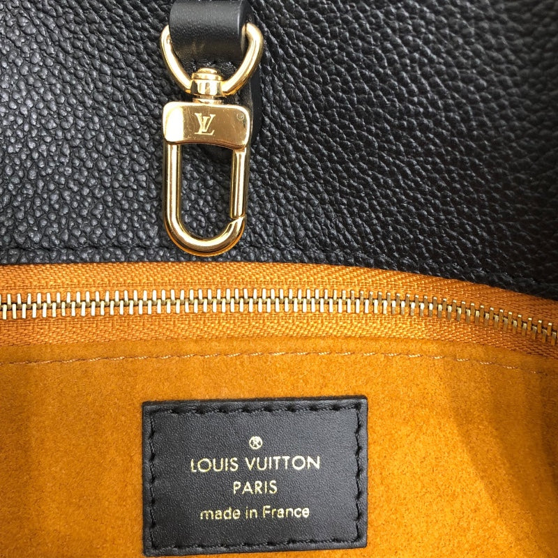 ルイ・ヴィトン LOUIS VUITTON オンザゴーMM ブラック モノグラム・アンプラント レディース ハンドバッグ