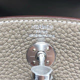 エルメス HERMES リンディミニ W刻 エトゥープ　シルバー金具 トリヨンクレマンス　 レディース ショルダーバッグ