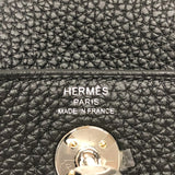 エルメス HERMES リンディミニ B刻 ブラック シルバー金具 トリヨン レディース ショルダーバッグ