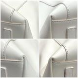ジバンシィ GIVENCHY アンティゴナスポーツ ホワイト　シルバー金具 レザー レディース ハンドバッグ
